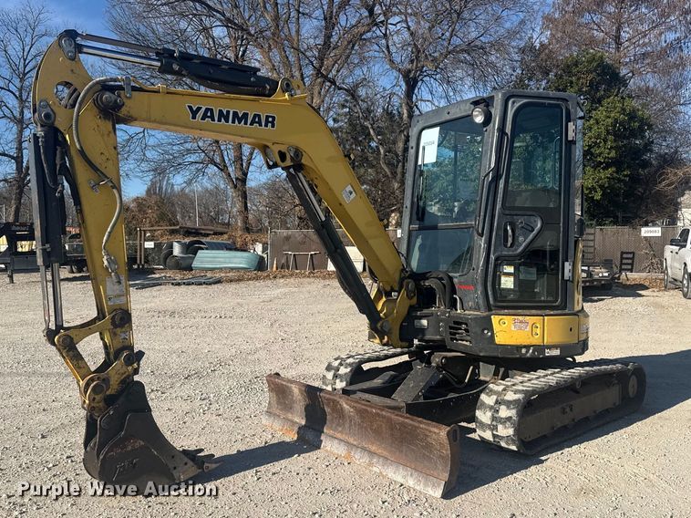 2016 Yanmar ViO35-6A mini excavator - DQ4324