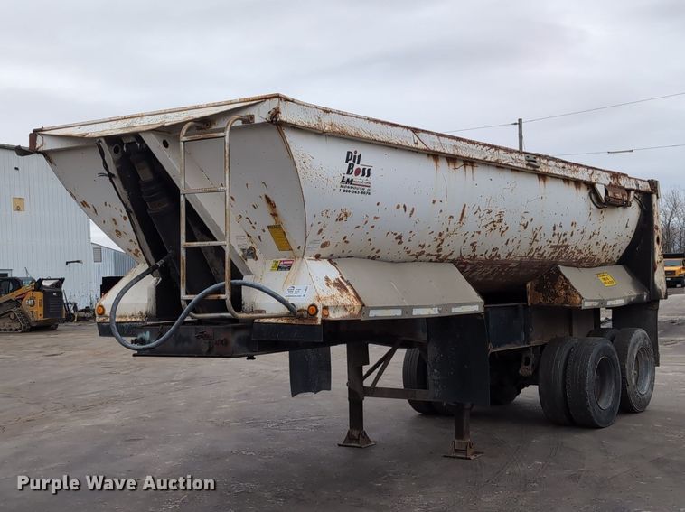 1975 Ravens Metal end dump trailer - DV0833