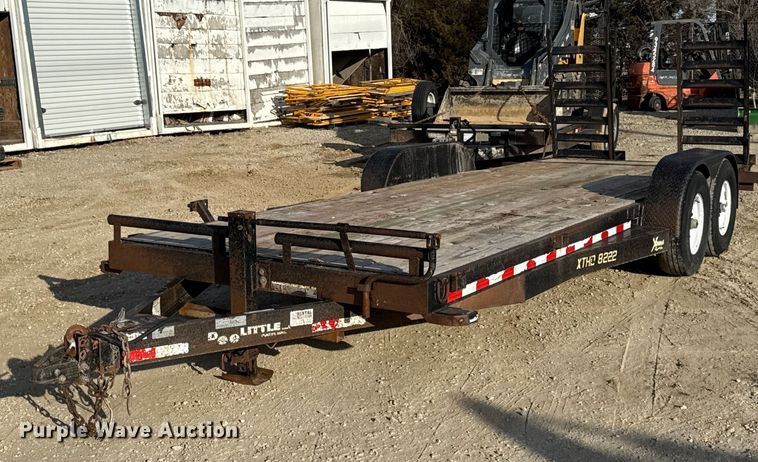 2015 Doolittle XTHD8222 equipment trailer - DZ4298
