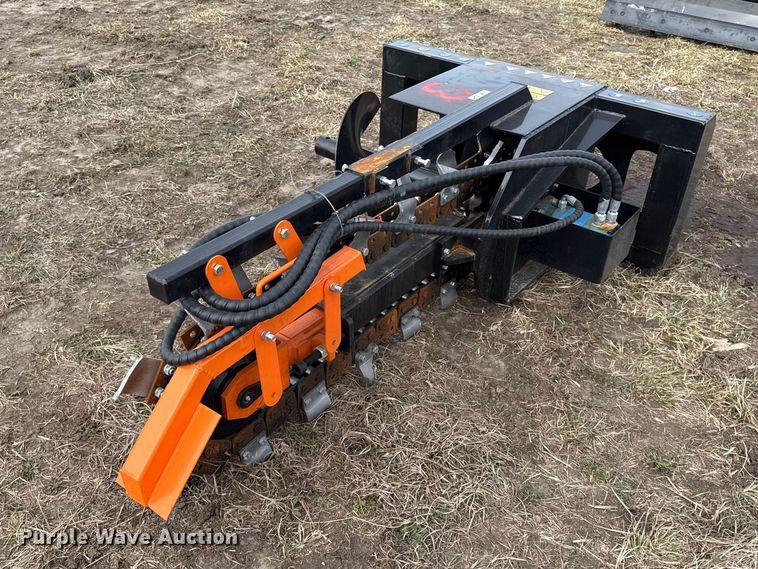 2025 Mower King ECSSCT72 skid steer trencher - DZ4363