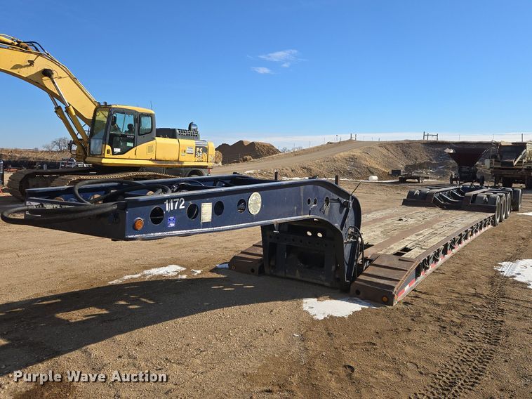 1999 Fontaine Specialized TH55-FLD lowboy equipment trailer - EB1357