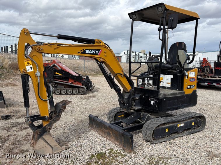 2022 SANY SY16C mini excavator - EC8249