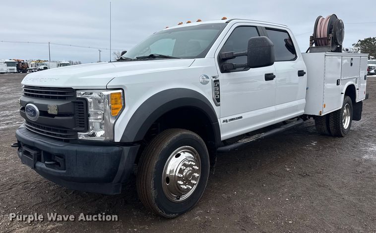 2017 Ford F550 Super Duty XL utility / service truck - EG2036