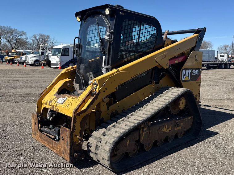 2016 Caterpillar 299D2 tracked skid steer loader - EG2145