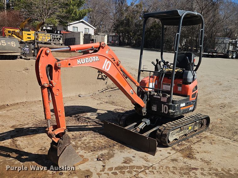 2019 Kubota U17 mini excavator - EO7044