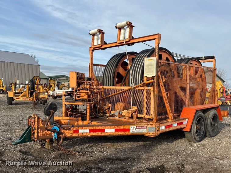 2002 Wagner Smith T-2BWT-10-60 cable puller trailer - ER0452