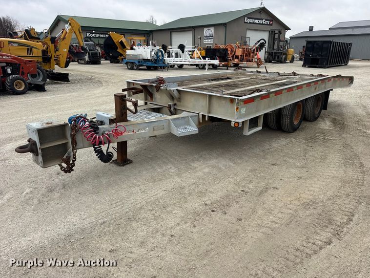 2001 Allegheny Trailers FB-TB12T tilt deck equipment trailer - ER0455