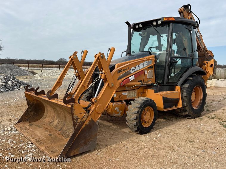 2012 Case 580 Super N backhoe - ES8588