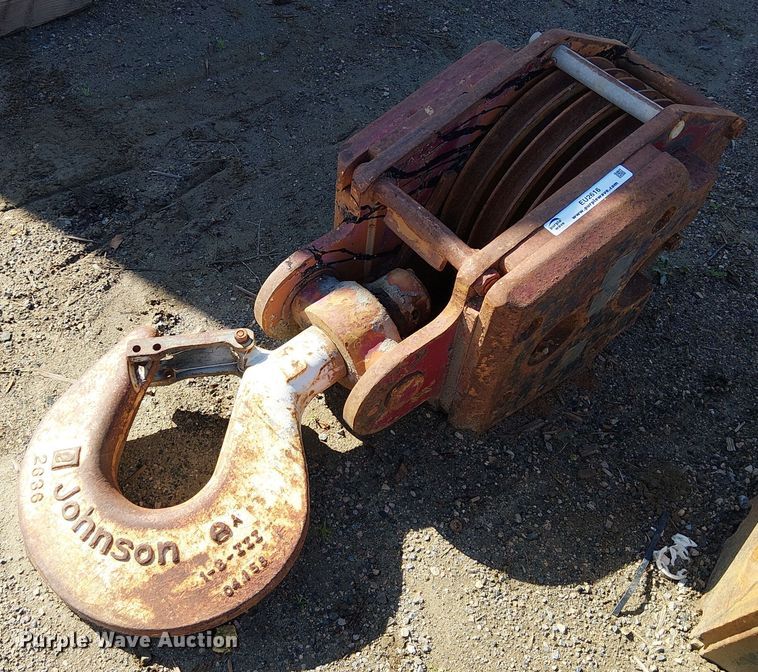 Johnson Blocks OPJ50 118PTC  crane block and hook - EU2616