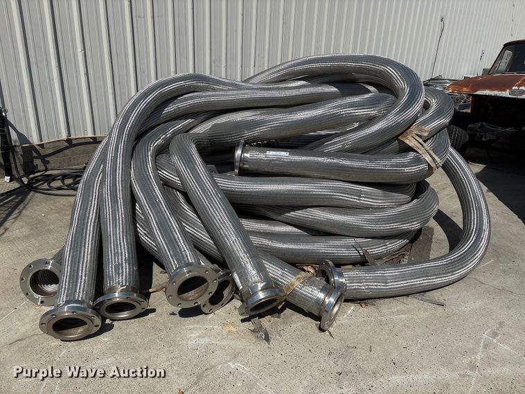 (18) 6" x 25' double braided SS316 flexible hoses - EU7407