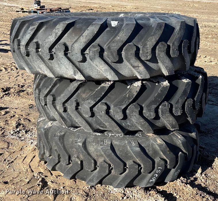 (3) BKT 13.00-24 wheels and tires - FB3058