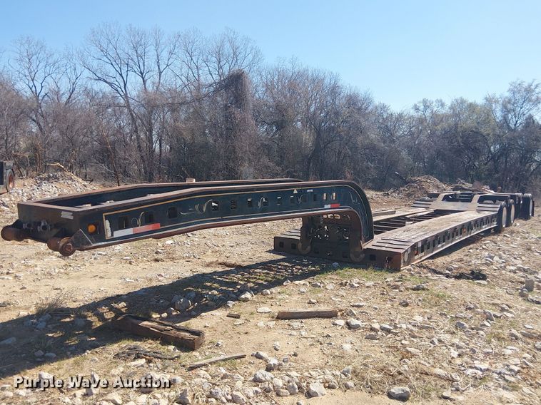 1982 Sibert lowboy equipment trailer - NC9760
