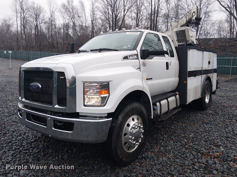 2021 Ford F750 Super Duty utility / service truck - YA2664