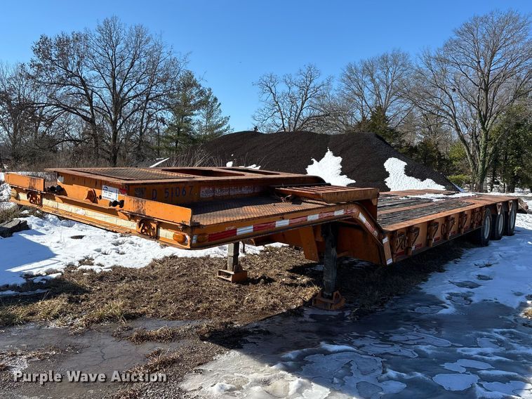 1973 Dorsey drop deck equipment trailer - DW7449