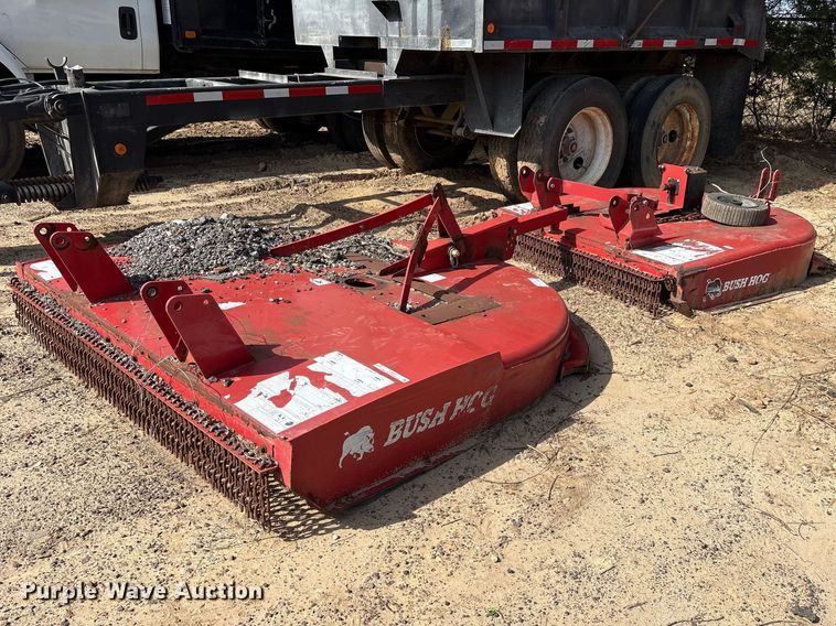 (2) Bush hog rotary mowers - ES8597