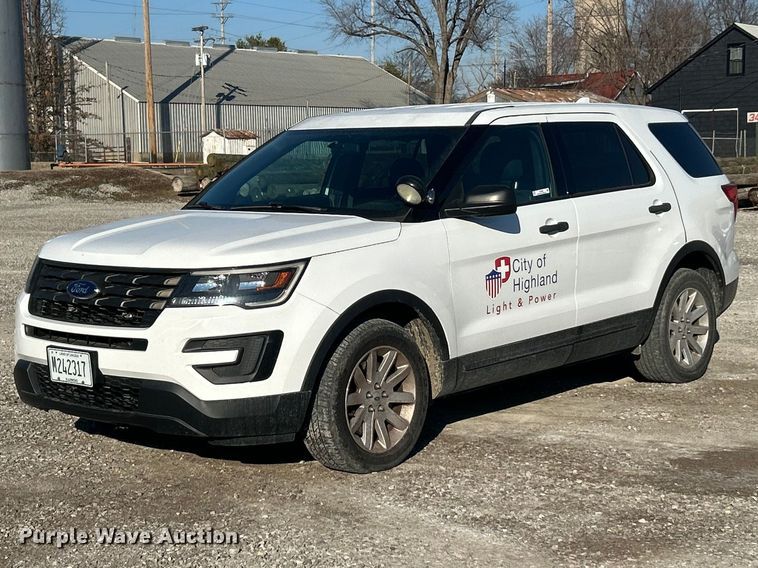 2017 Ford Explorer Police Interceptor SUV - FC5093