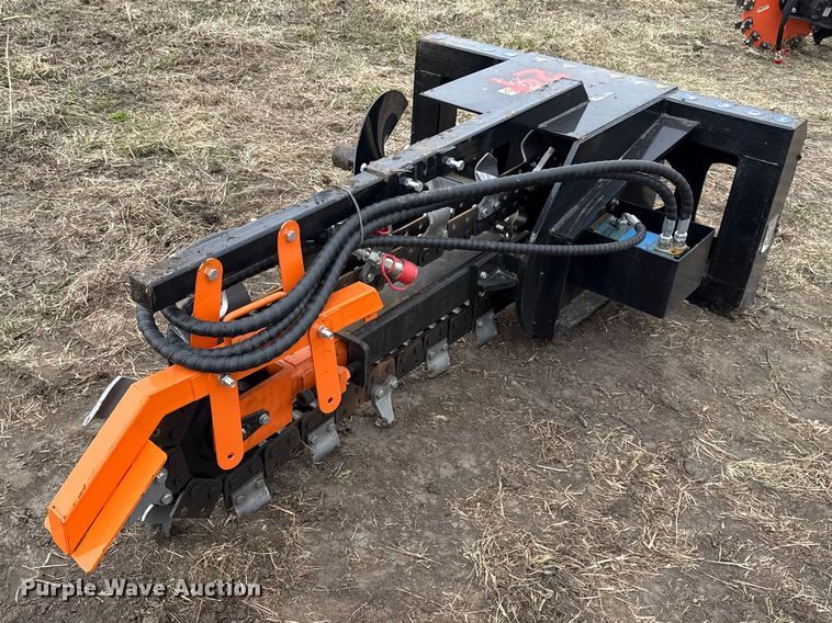 2025 Mower King skid steer trencher - DZ4341
