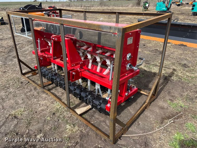 2025 AGT STSD10 skid steer seeder - DZ4375