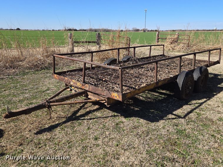 (2) shop built trailers - ET1323