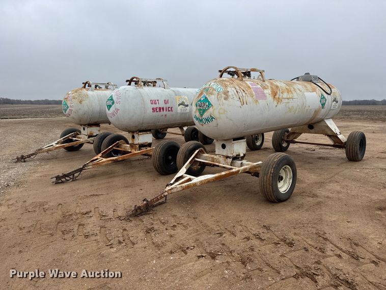 (3) NH3 tank trailers - ET1661