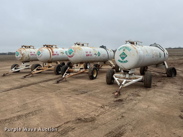 (4) NH3 tank trailers - ET1662
