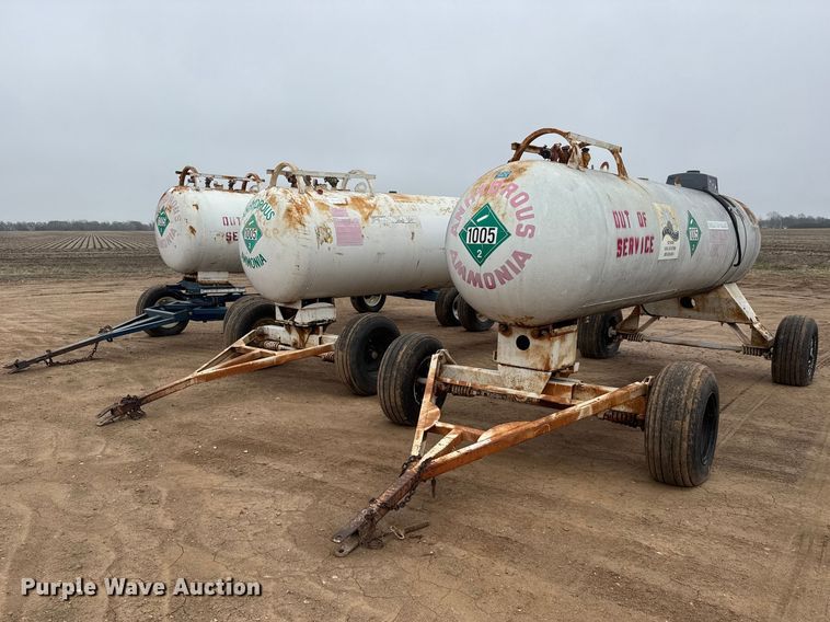 (3) NH3 tank trailers - ET1663