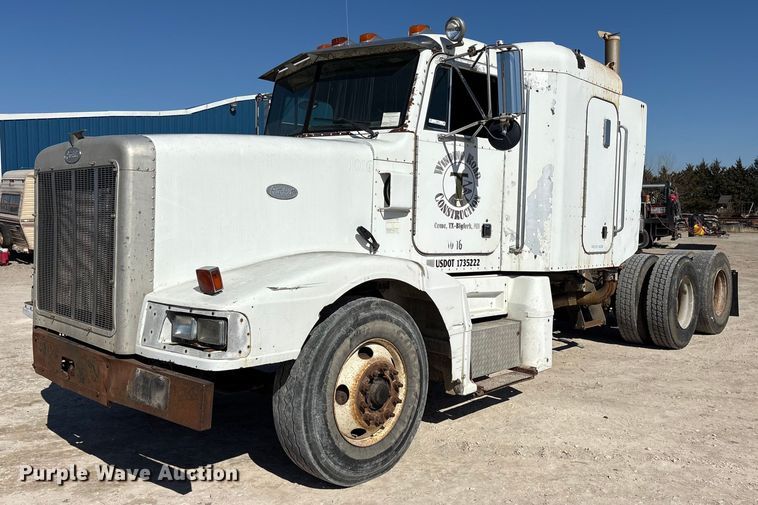 Peterbilt 377 Truck Tractor For Sale | Purple Wave Auction