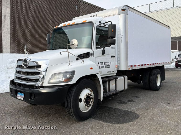 2016 Hino 338 box truck - FB7969