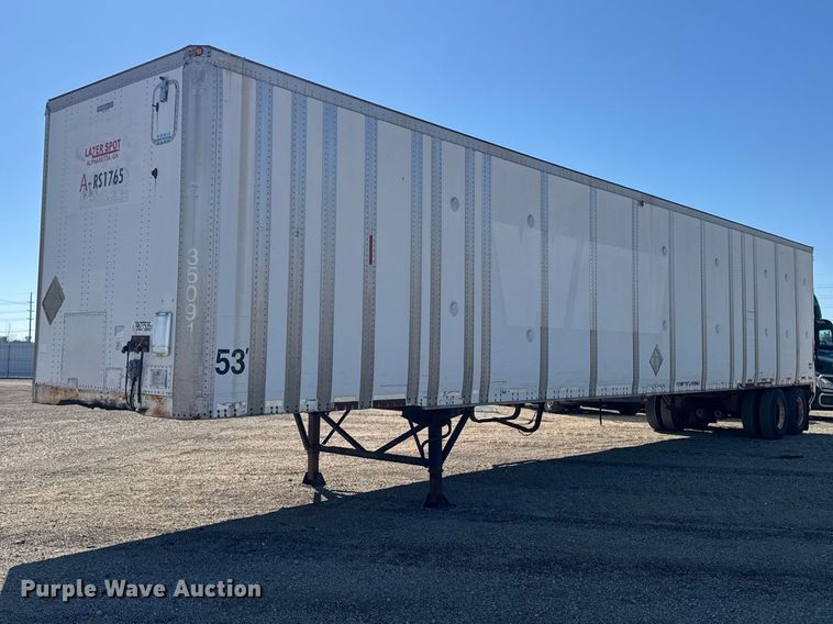 1995 Wabash dry van trailer - YA2682