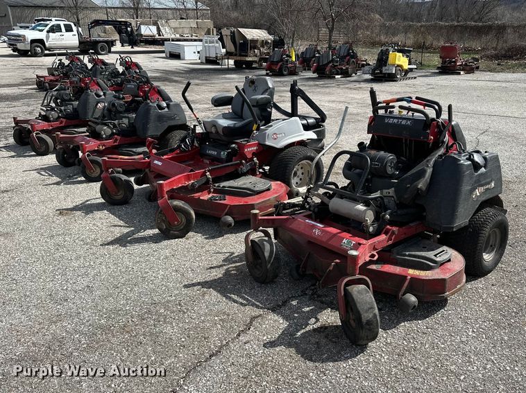(4) Exmark Vertex ZTR lawn mower - EO7102