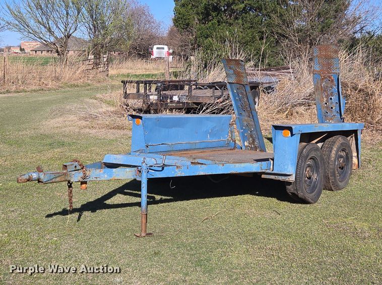 Shop built equipment trailer - ET1321