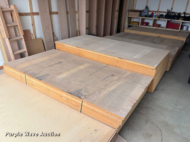 (95) sheets of cabinet grade medium density fiberboard - EV2829