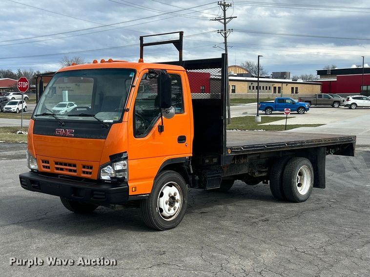 2007 GMC W4500 dump flatbed truck - FC5146