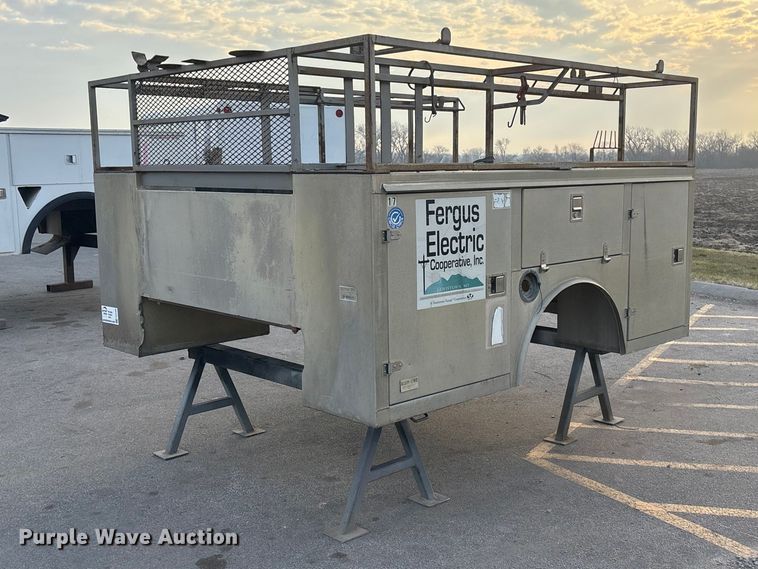 2007 Alum-Line utility pickup truck bed - FG2789