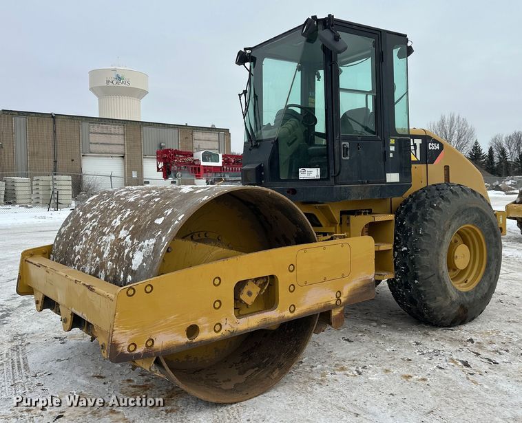 2008 Caterpillar CS54 single drum vibratory roller - FK1545