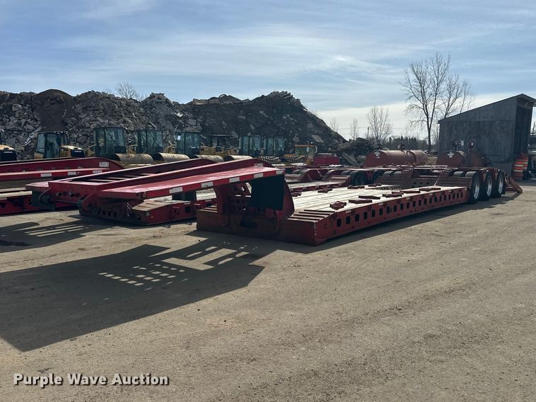 1995 Kalyn Siebert 69T3A lowboy equipment trailer - FK1677