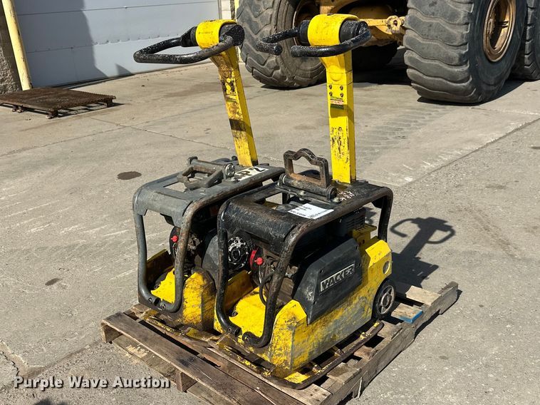 (2) Wacker Neuson plate compactors - FK1748