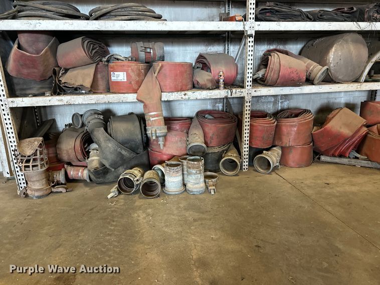 Approximately 25 8" discharge hoses - FK1753