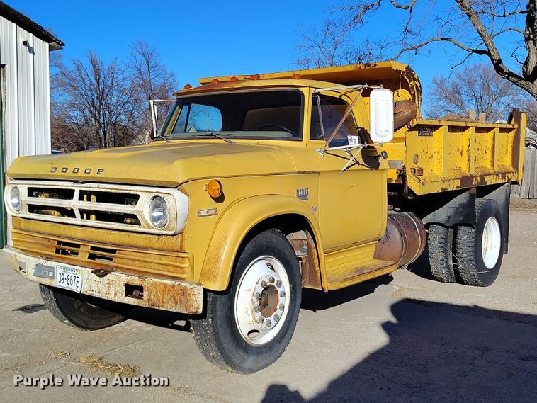 1973 Dodge D600 dump truck - DT0975