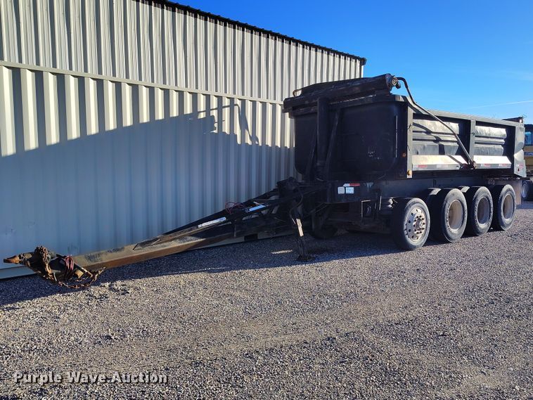 1995 Clement end dump pup trailer - DT0984