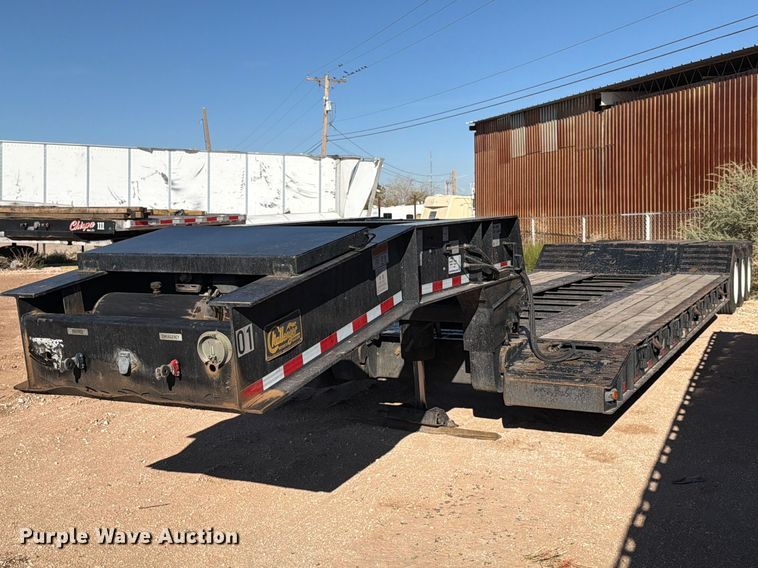 2024 Witzco Challenger RG-52 lowboy equipment trailer - ED5163