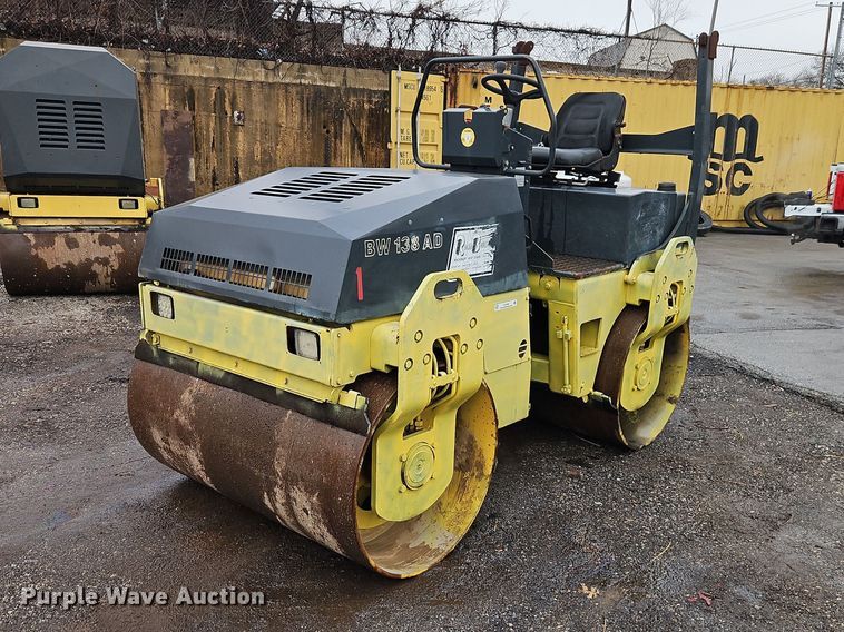 2006 Bomag BW 138 AD double drum vibratory roller - EO7064