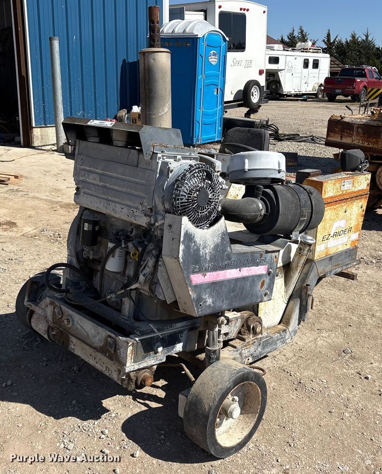 Cimline Ez-Rider concrete saw - ES8567