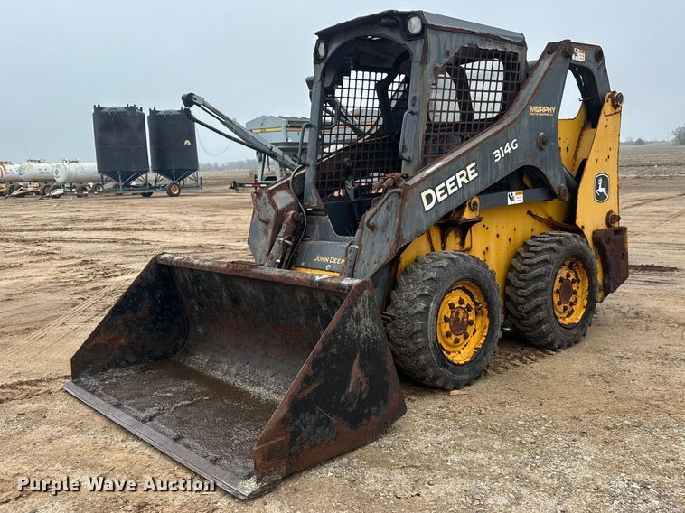 2015 John Deere 314G skid steer loader - ET1655