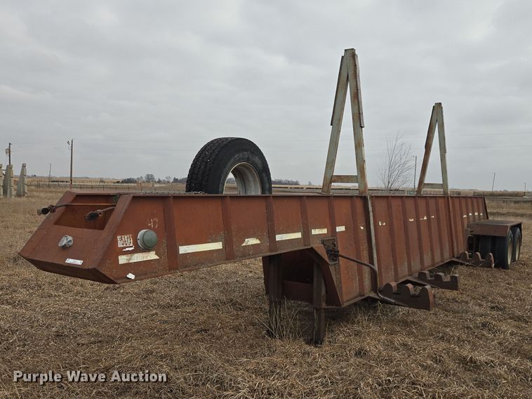 Shop built precast concrete panel trailer - EV5551