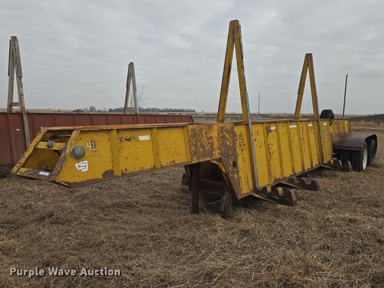 Shop built precast concrete panel trailer - EV5552