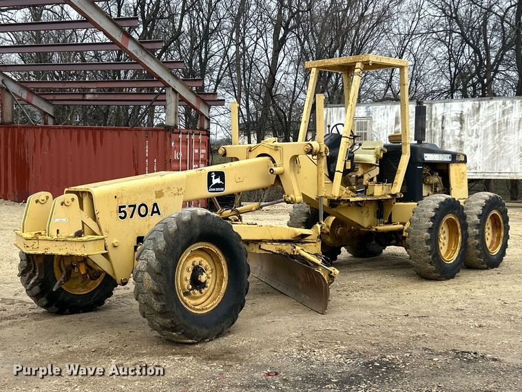 1972 John Deere 570A motor grader - FC5110