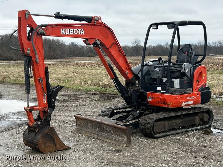 2016 Kubota KX040-4 mini excavator - FC5138