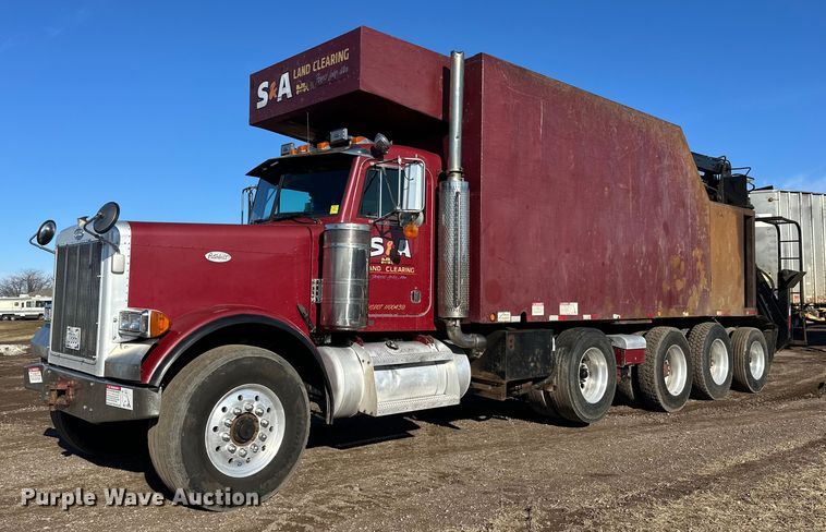 1997 Peterbilt 379 grapple crane truck - FK1631