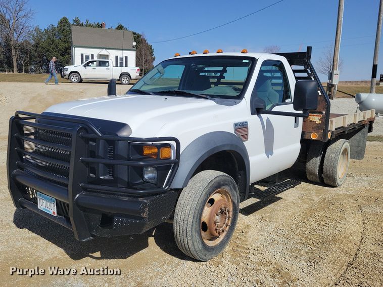 2010 Ford F450 flatbed truck - NK9865
